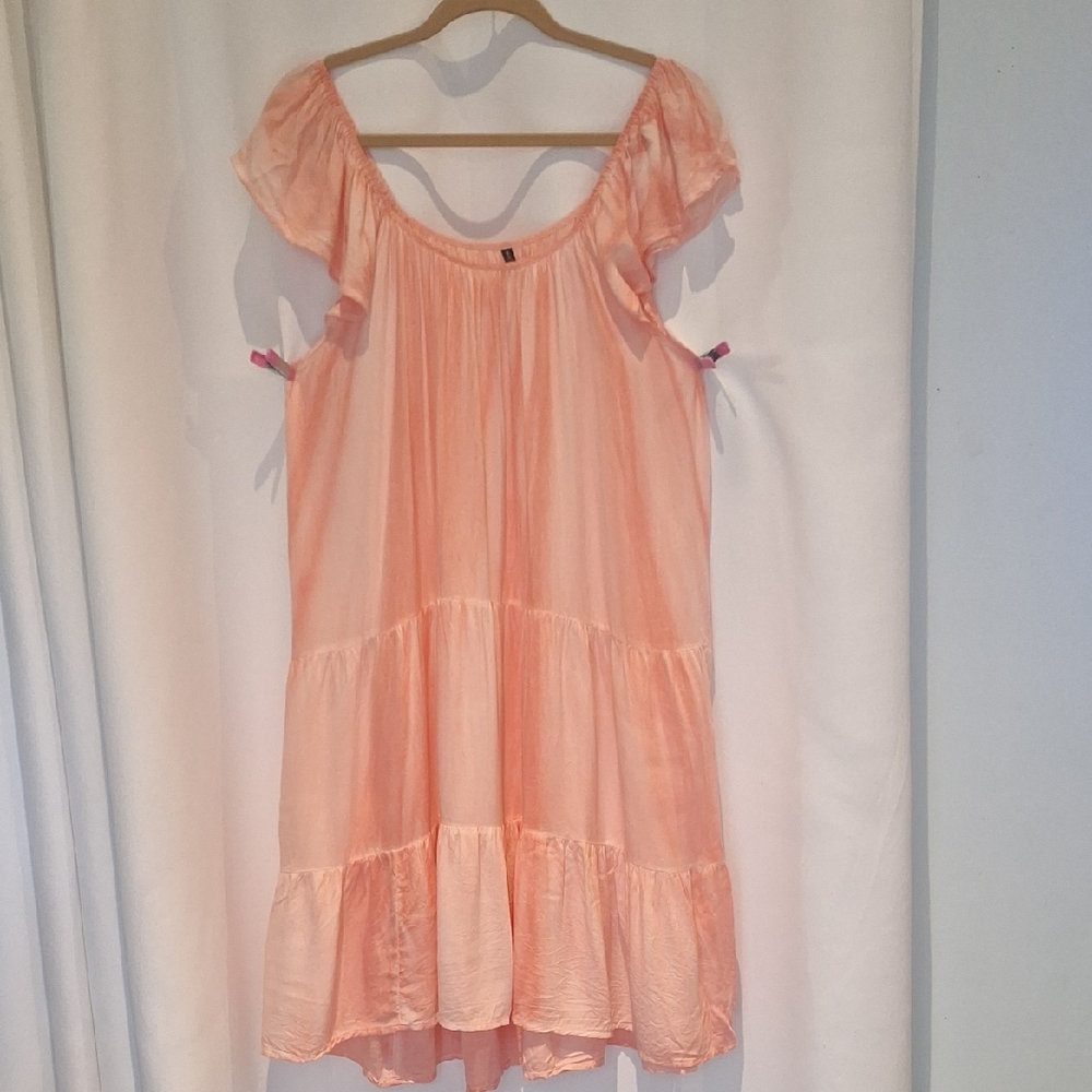 Raviya Tiered Dress/ Beach Cover Up